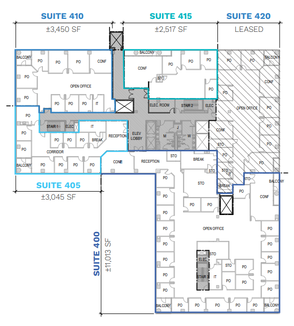 2929 Campus Dr, San Mateo, CA for lease Floor Plan- Image 1 of 1