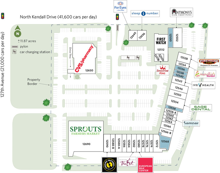 12500-12650 SW 88th St, Miami, FL for lease - Site Plan - Image 2 of 16