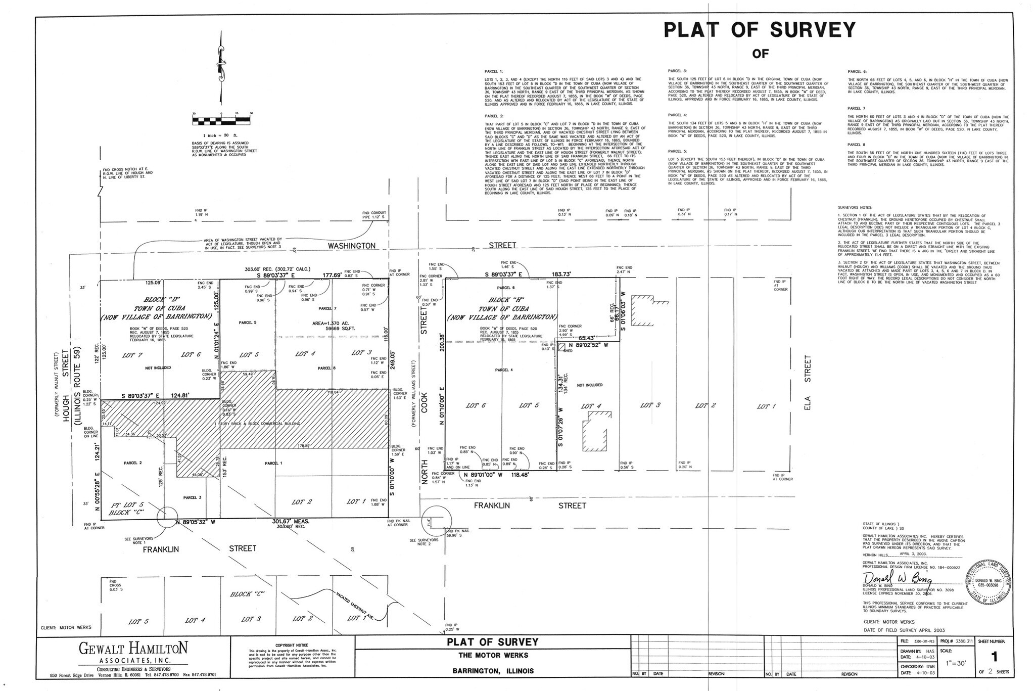 206 Cook St, Barrington, IL for sale Floor Plan- Image 1 of 59