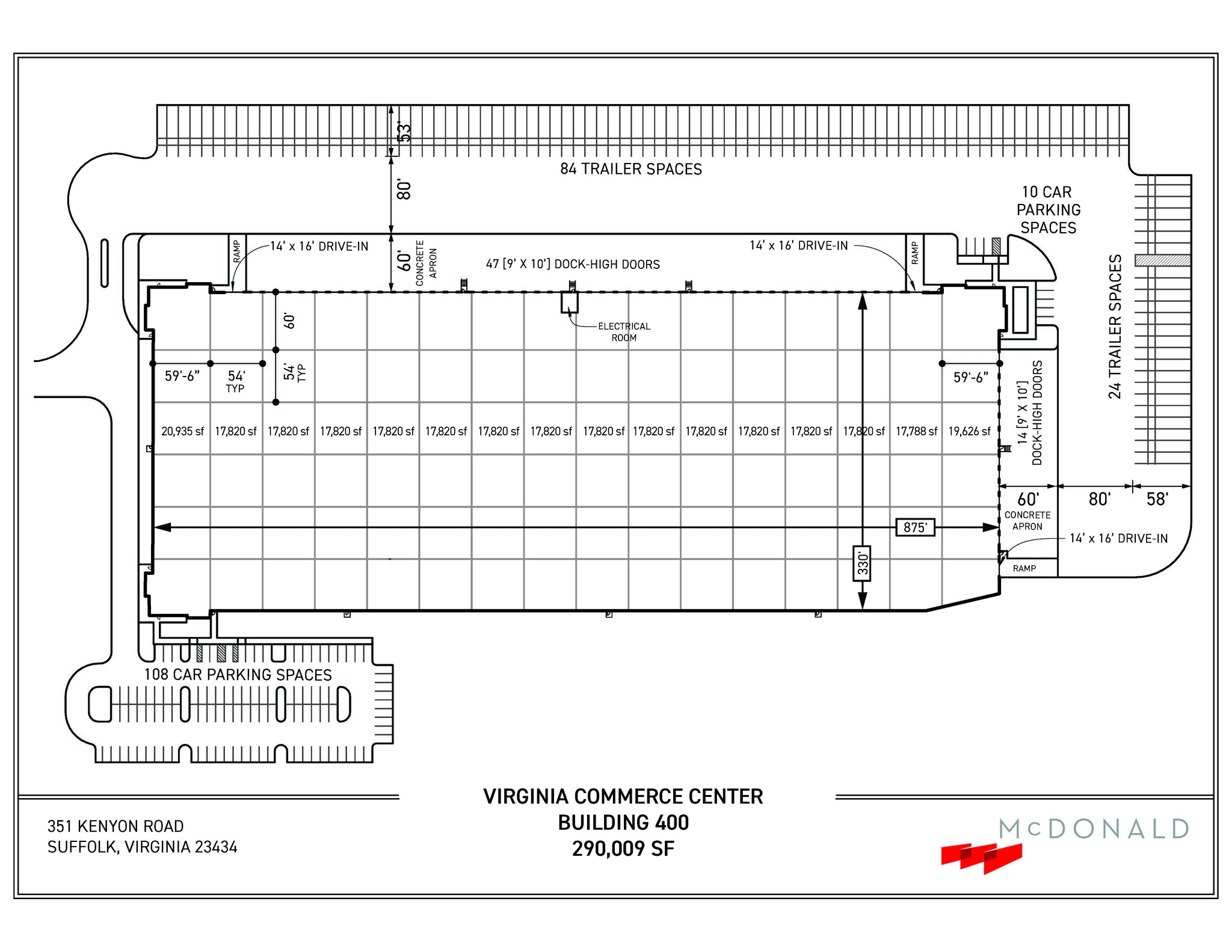 301 Kenyon Rd, Suffolk, VA for lease Floor Plan- Image 1 of 1