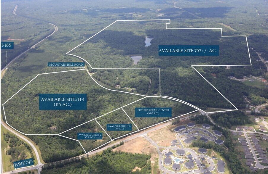 Hwy 315 H-5, Fortson, GA for sale - Aerial - Image 2 of 3