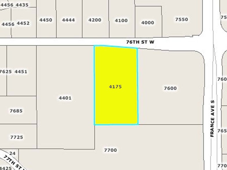 4175 W 76th St, Edina, MN for sale - Plat Map - Image 1 of 1