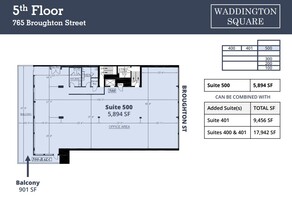 765-777 Broughton St, Victoria, BC for lease Floor Plan- Image 1 of 1