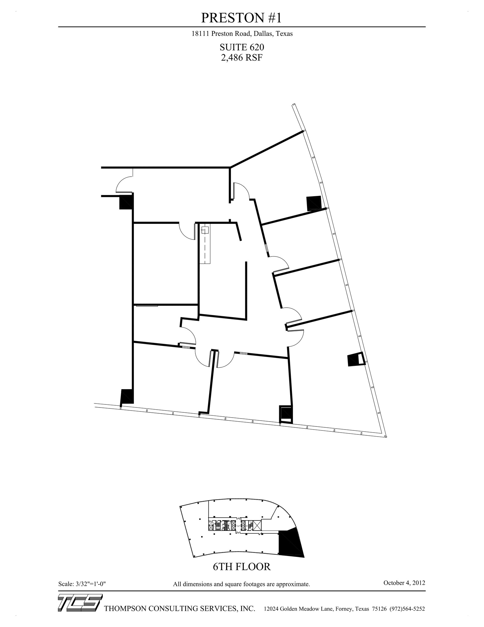 18111 Preston Rd, Dallas, TX for lease Site Plan- Image 1 of 1