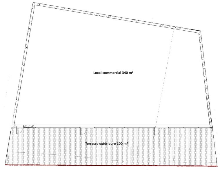 Retail in Givors for lease - Floor Plan - Image 2 of 2