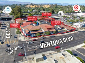 20833-20861 Ventura Blvd, Woodland Hills, CA - AERIAL  map view - Image1