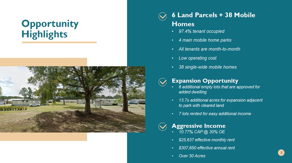 38 Unit Mobile Home Park, Waycross, GA 31501 38 unit Mobile Home Park