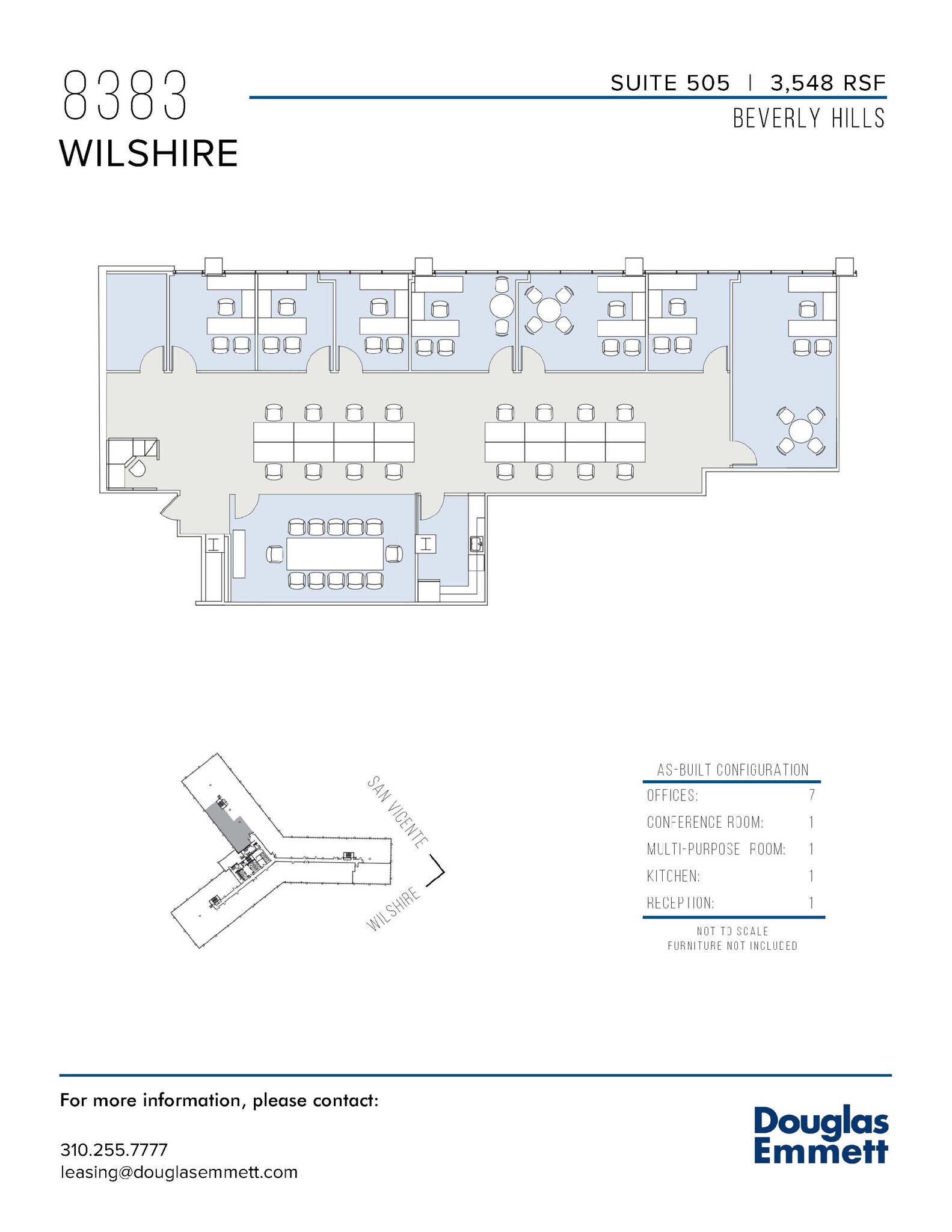 8383 Wilshire Blvd, Beverly Hills, CA for lease Floor Plan- Image 1 of 1