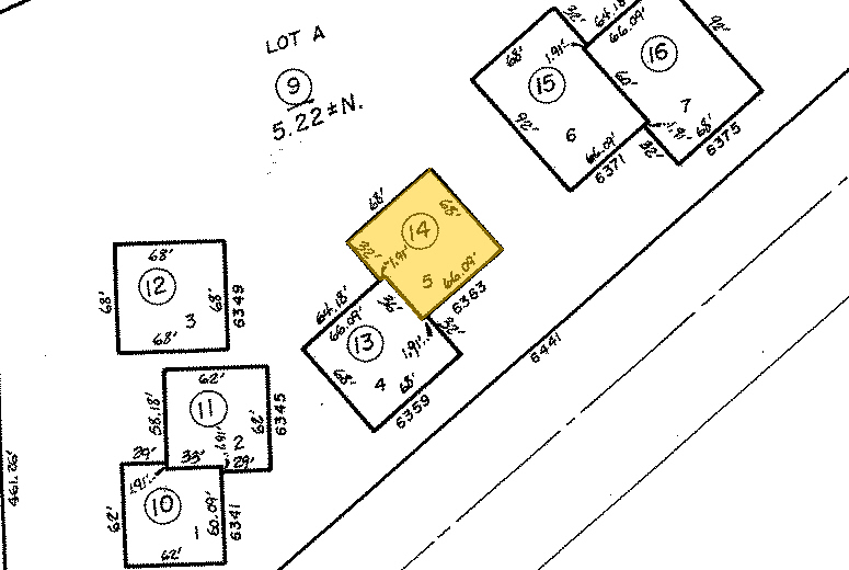 6363 Auburn Blvd, Citrus Heights, CA for sale Plat Map- Image 1 of 1