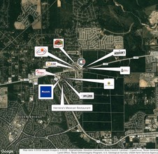 2400 FM 1488 Rd, The Woodlands, TX - aerial  map view