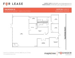 1555 Valwood Pky, Carrollton, TX for lease Floor Plan- Image 1 of 1
