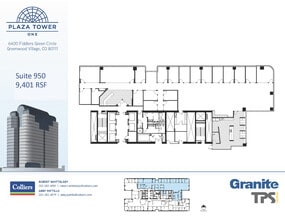 6400 S Fiddlers Green Cir, Greenwood Village, CO for lease Floor Plan- Image 1 of 2