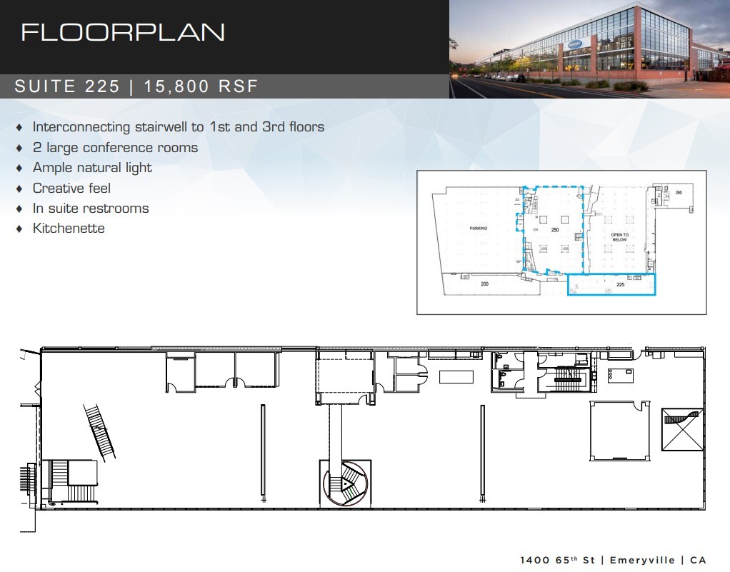 1400 65th St, Emeryville, CA for lease Floor Plan- Image 1 of 1