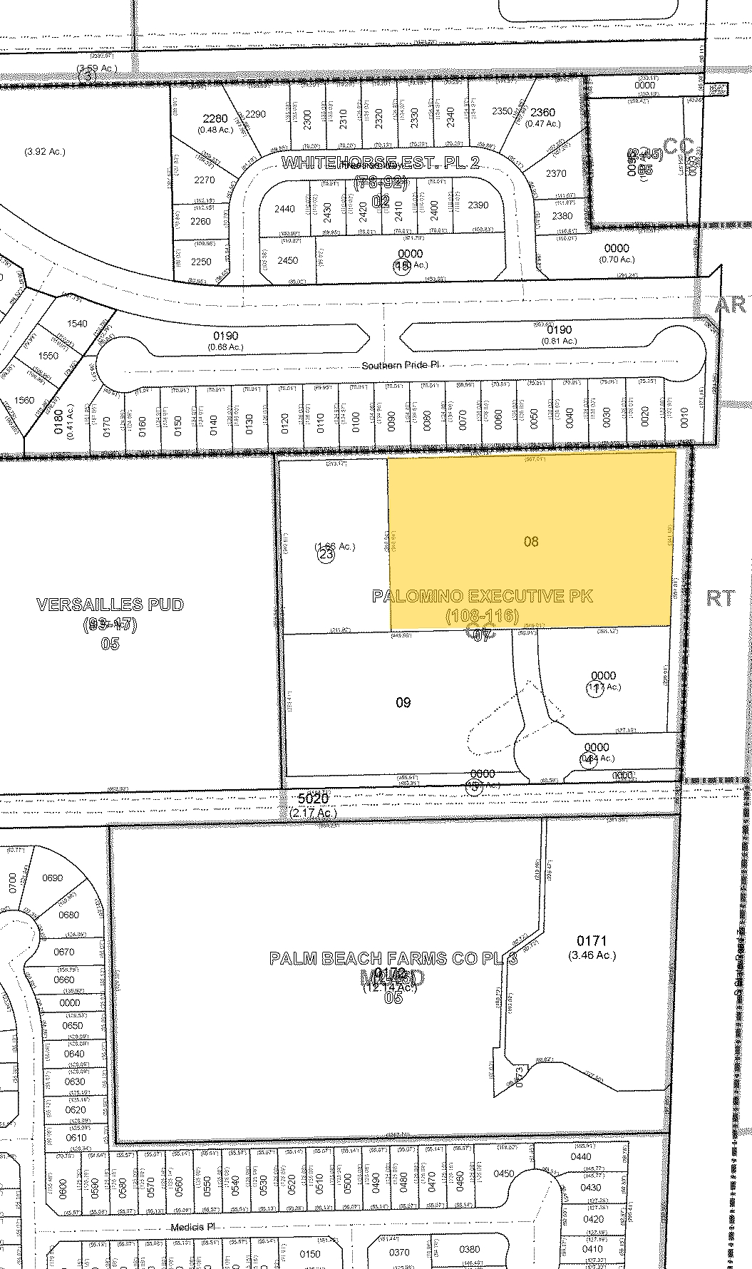 3319 State Road 7, Wellington, FL for sale Plat Map- Image 1 of 5