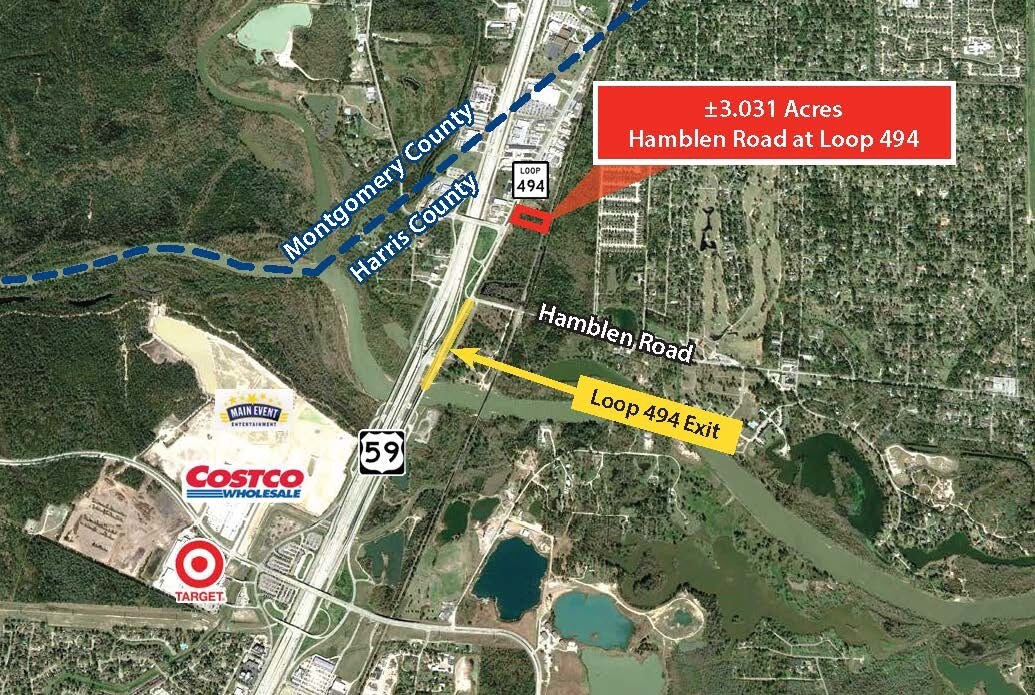 Loop 494 Sorters McClellan Road, Kingwood, TX 77339 Land for Sale