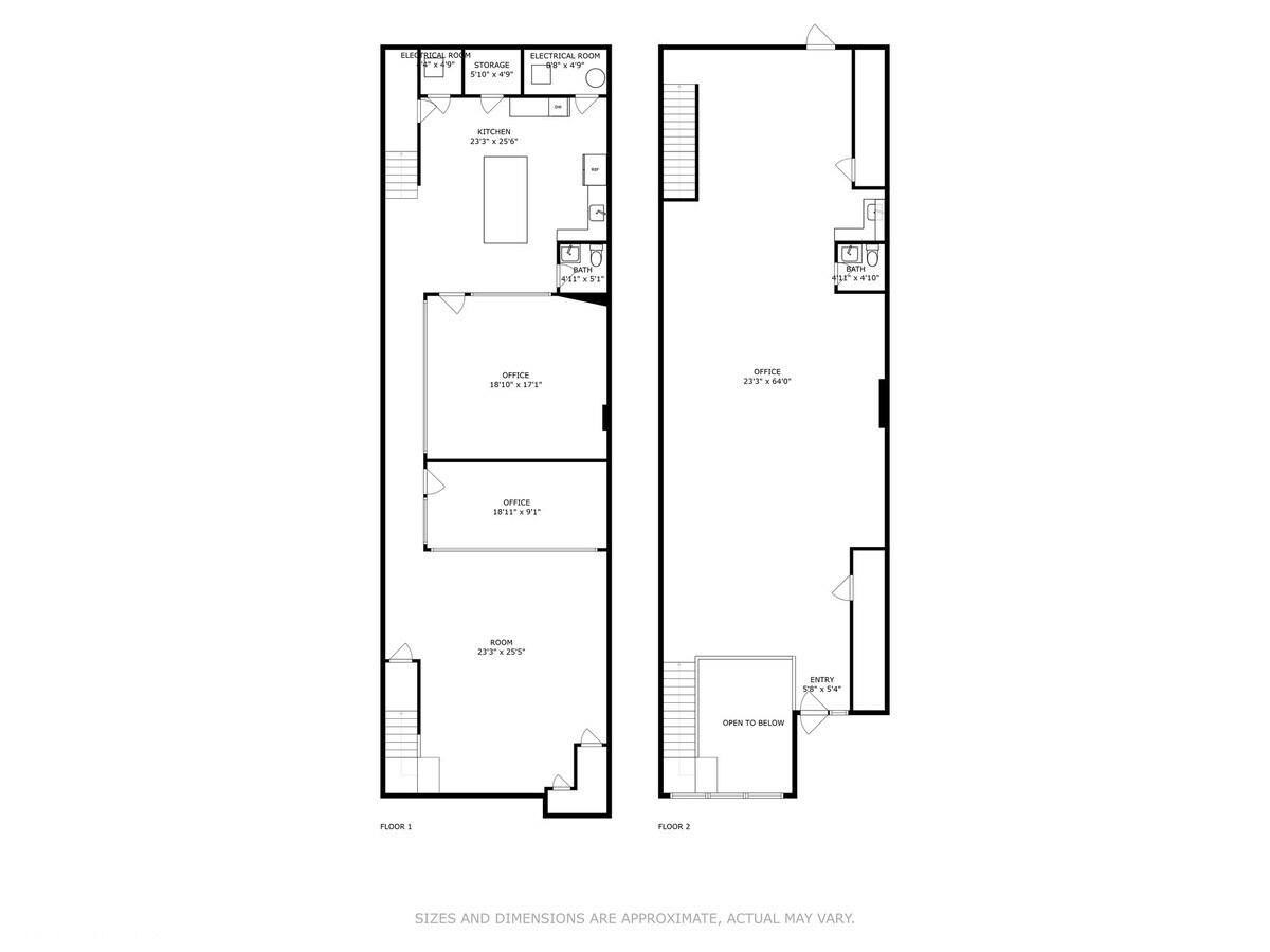 705 N Milwaukee Ave, Chicago, IL 60642 - Unit 1st Fl/Bsm -  - Floor Plan - Image 1 of 20