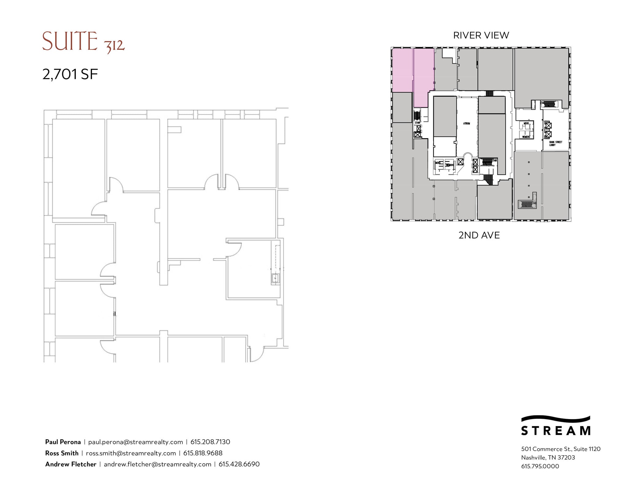 214 2nd Ave N, Nashville, TN for lease Floor Plan- Image 1 of 1