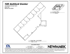 100 Ashford Ctr N, Atlanta, GA for lease Floor Plan- Image 1 of 1