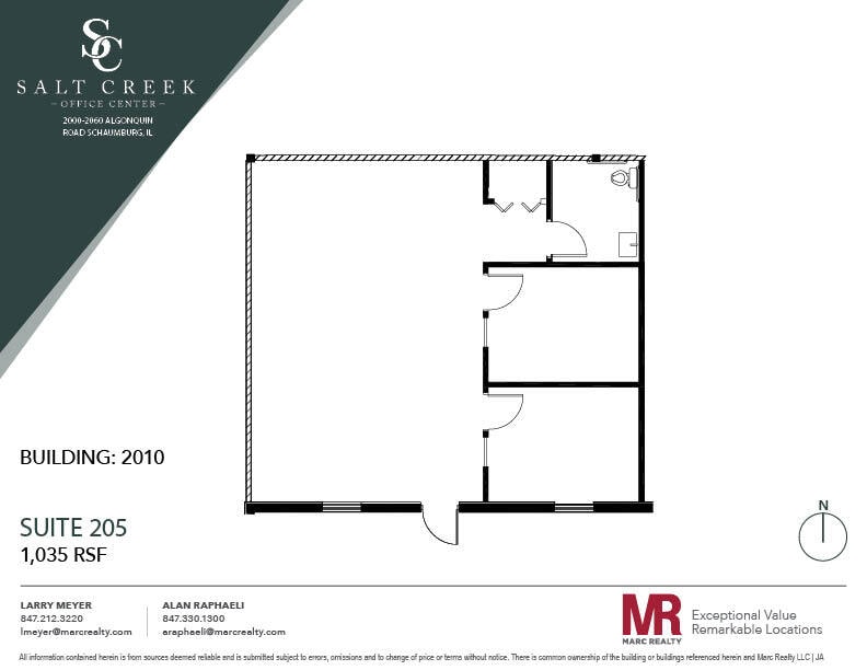 2010 E Algonquin Rd, Schaumburg, IL for lease Floor Plan- Image 1 of 5