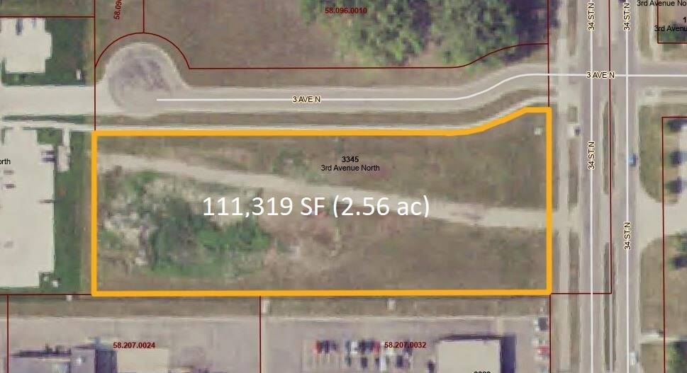 3345 3rd Ave, Moorhead, MN for sale Aerial- Image 1 of 1