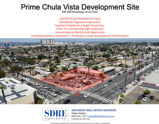 More details for 694-696 Broadway, Chula Vista, CA - Land for Lease