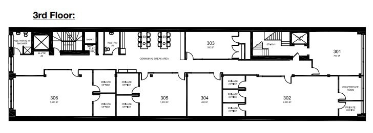 1132 S Wabash Ave, Chicago, IL for lease Floor Plan- Image 1 of 1