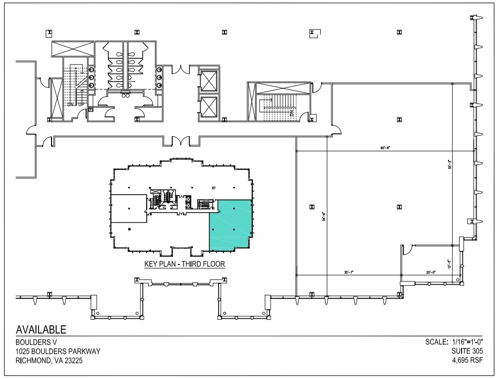 7501 Boulder View Dr, North Chesterfield, VA for lease Floor Plan- Image 1 of 1