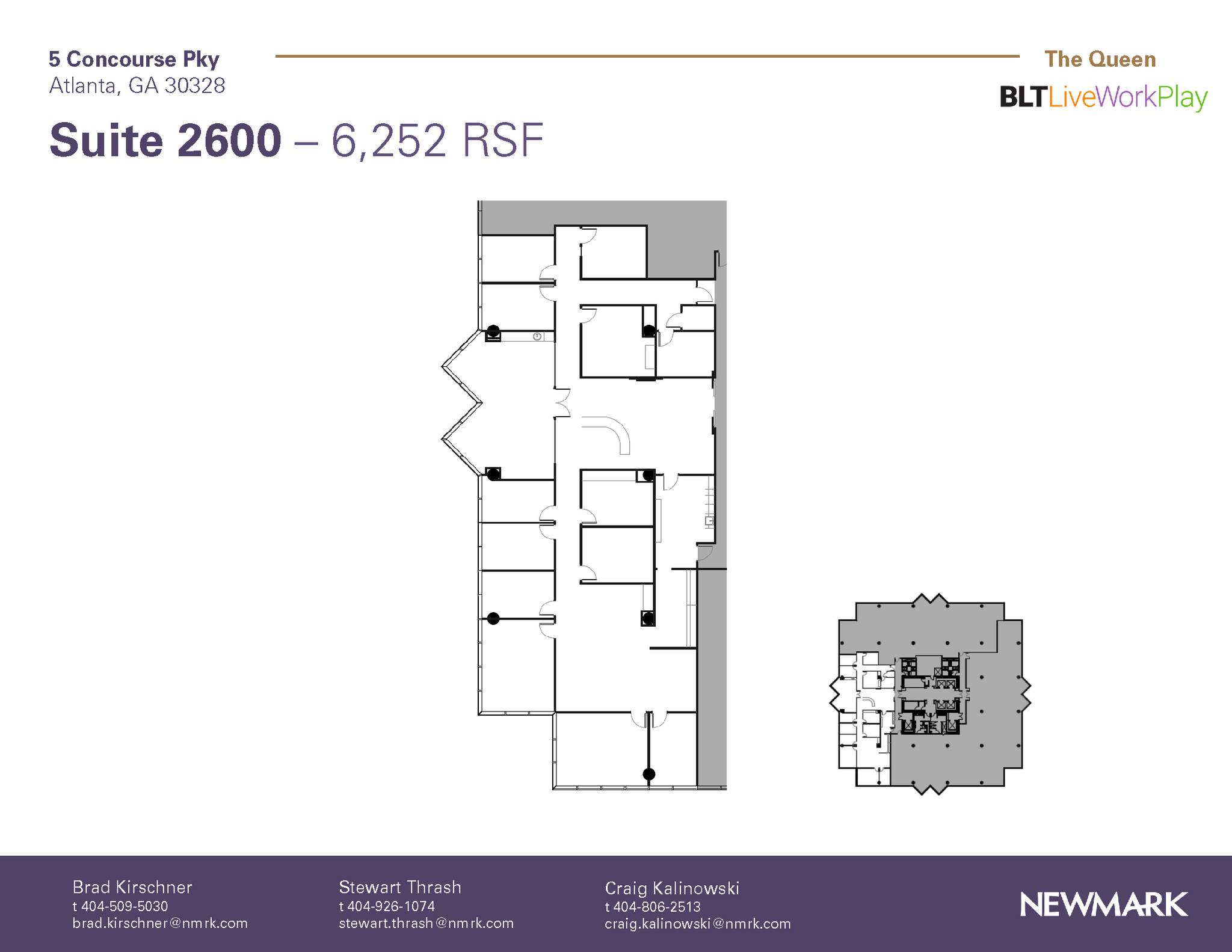 6 Concourse Pky NE, Atlanta, GA for lease Floor Plan- Image 1 of 1