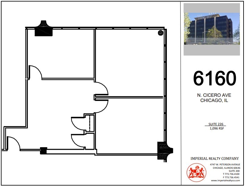 6160 N Cicero Ave, Chicago, IL for lease Floor Plan- Image 1 of 5