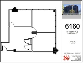 6160 N Cicero Ave, Chicago, IL for lease Floor Plan- Image 1 of 5