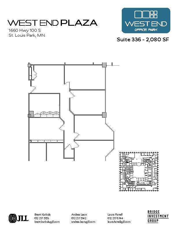 1665 Utica Ave S, Saint Louis Park, MN for lease Floor Plan- Image 1 of 1