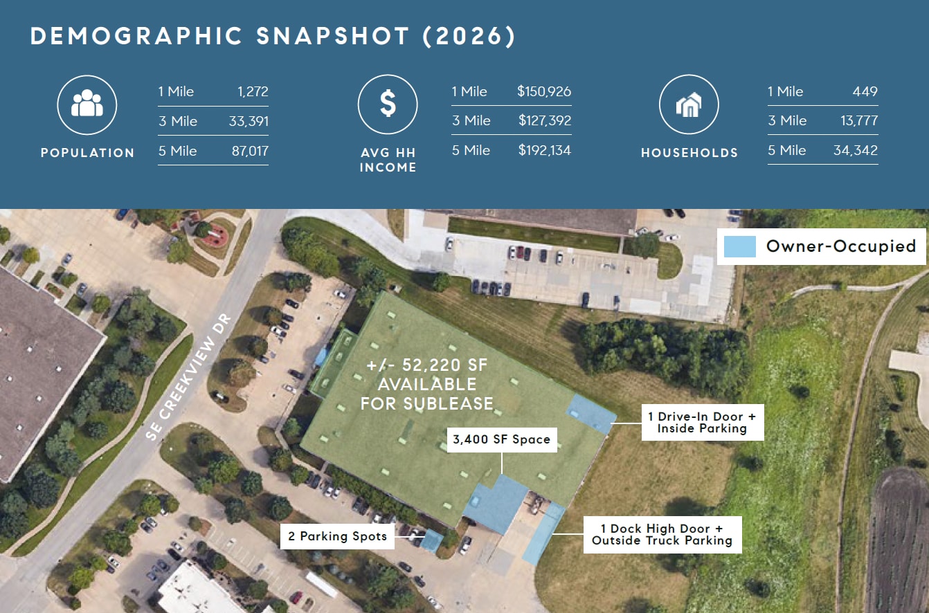 2401 SE Creekview Dr, Ankeny, IA for lease Other- Image 1 of 2