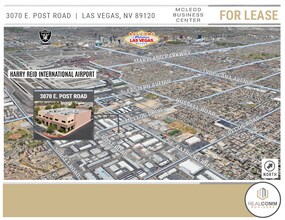 3070 E Post Rd, Las Vegas, NV - AERIAL  map view
