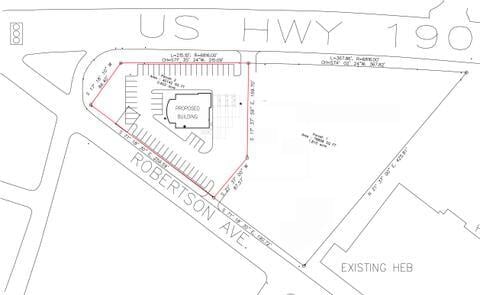 Hwy 190 & E. Robertson Ave, Copperas Cove, TX for lease - Site Plan - Image 3 of 4