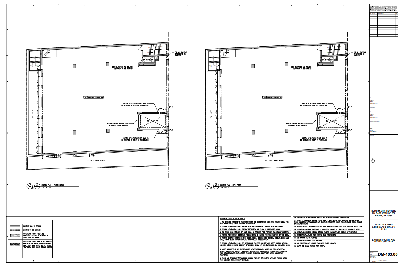 42-45 12th St, Long Island City, NY for lease Floor Plan- Image 1 of 2