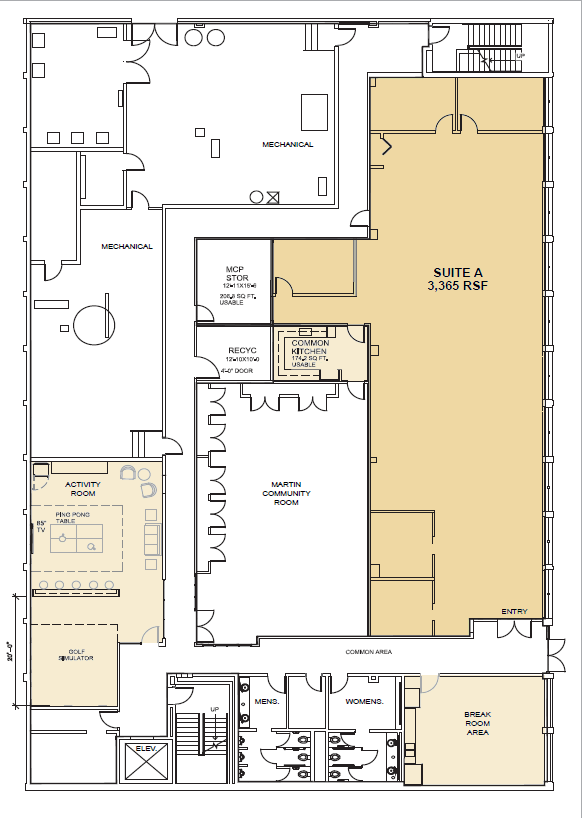 1111 Michigan Ave, East Lansing, MI for lease Floor Plan- Image 1 of 2