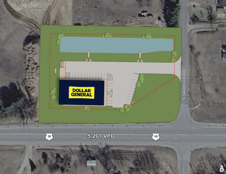 6969 Saddler Rd, Chase, MI for sale - Site Plan - Image 2 of 4