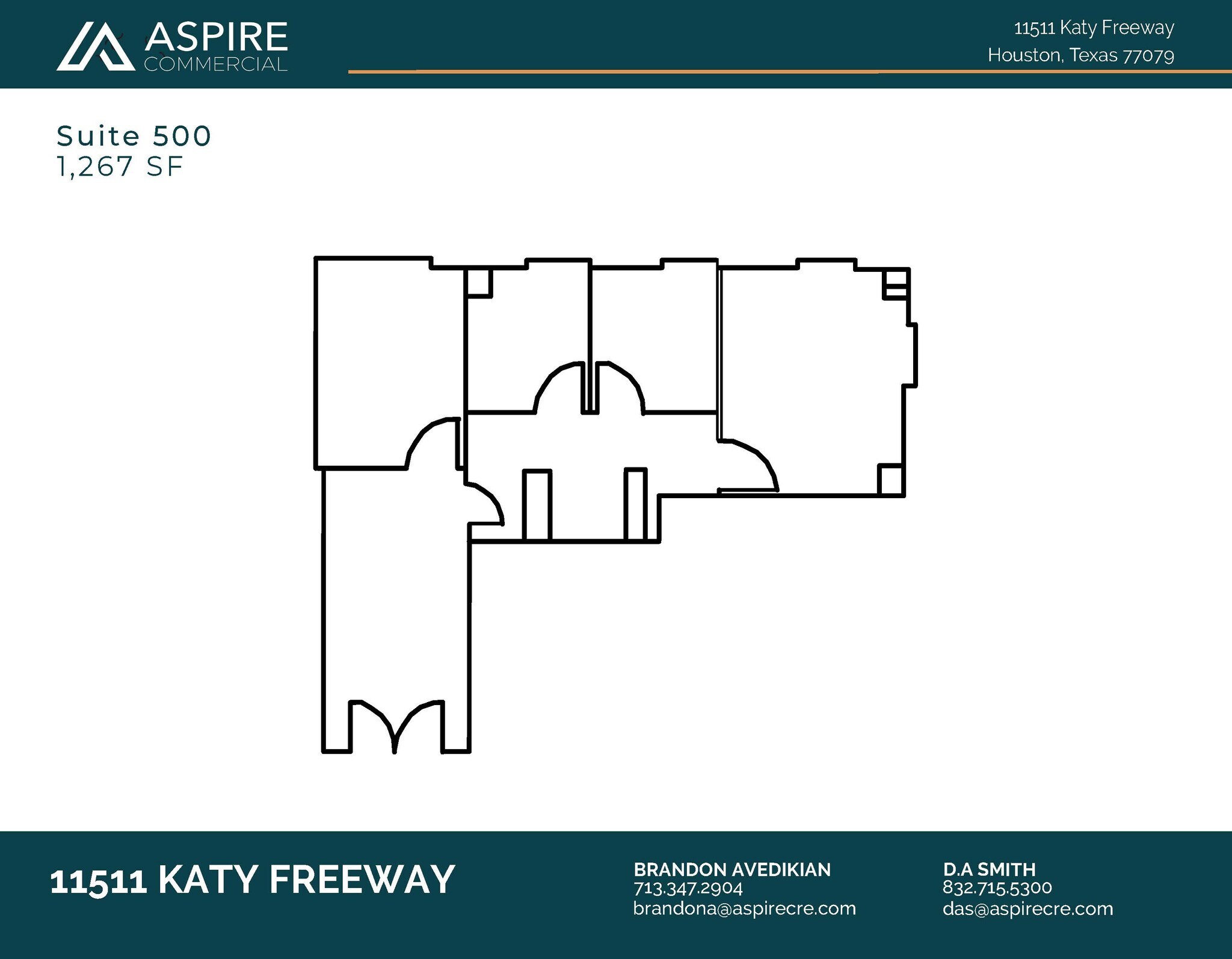 11511 Katy Fwy, Houston, TX for lease Floor Plan- Image 1 of 1