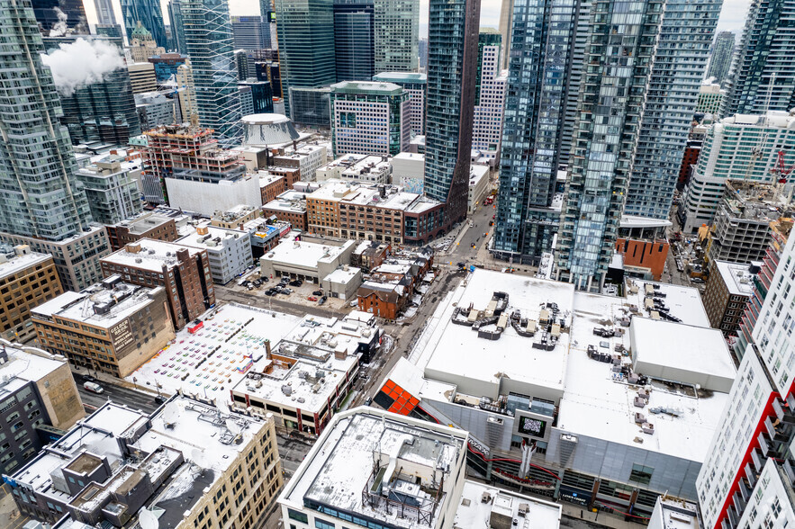 109-129 John St, Toronto, ON for lease - Aerial - Image 3 of 4