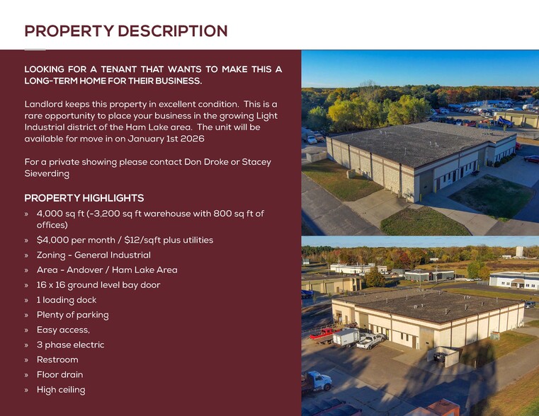 15760 NE Lincoln St, Andover, MN for lease - Building Photo - Image 2 of 32