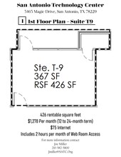 3463 Magic Dr, San Antonio, TX for lease Site Plan- Image 2 of 2