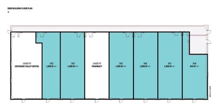 100 Horse Creek Rd, Cochrane, AB for lease Floor Plan- Image 1 of 1