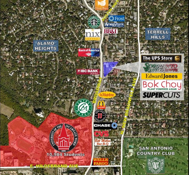 5100-5152 Broadway St, San Antonio, TX for sale - Aerial - Image 1 of 1