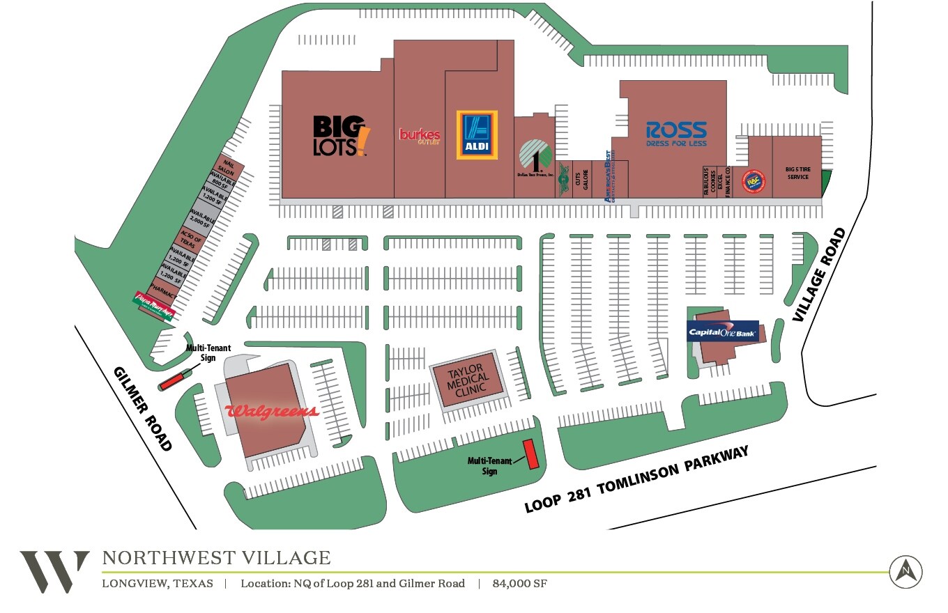 1701-1733 NW Loop 281, Longview, TX for sale Site Plan- Image 1 of 1