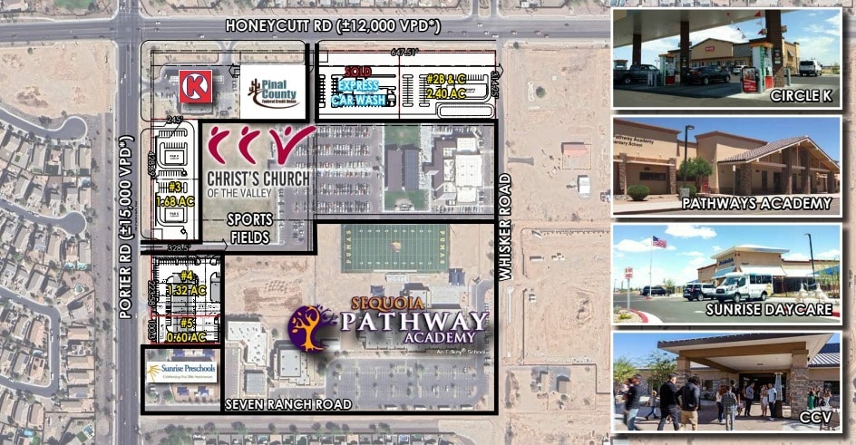 SEC Honeycutt Rd & Porter Rd, Maricopa, AZ for sale - Building Photo - Image 1 of 4