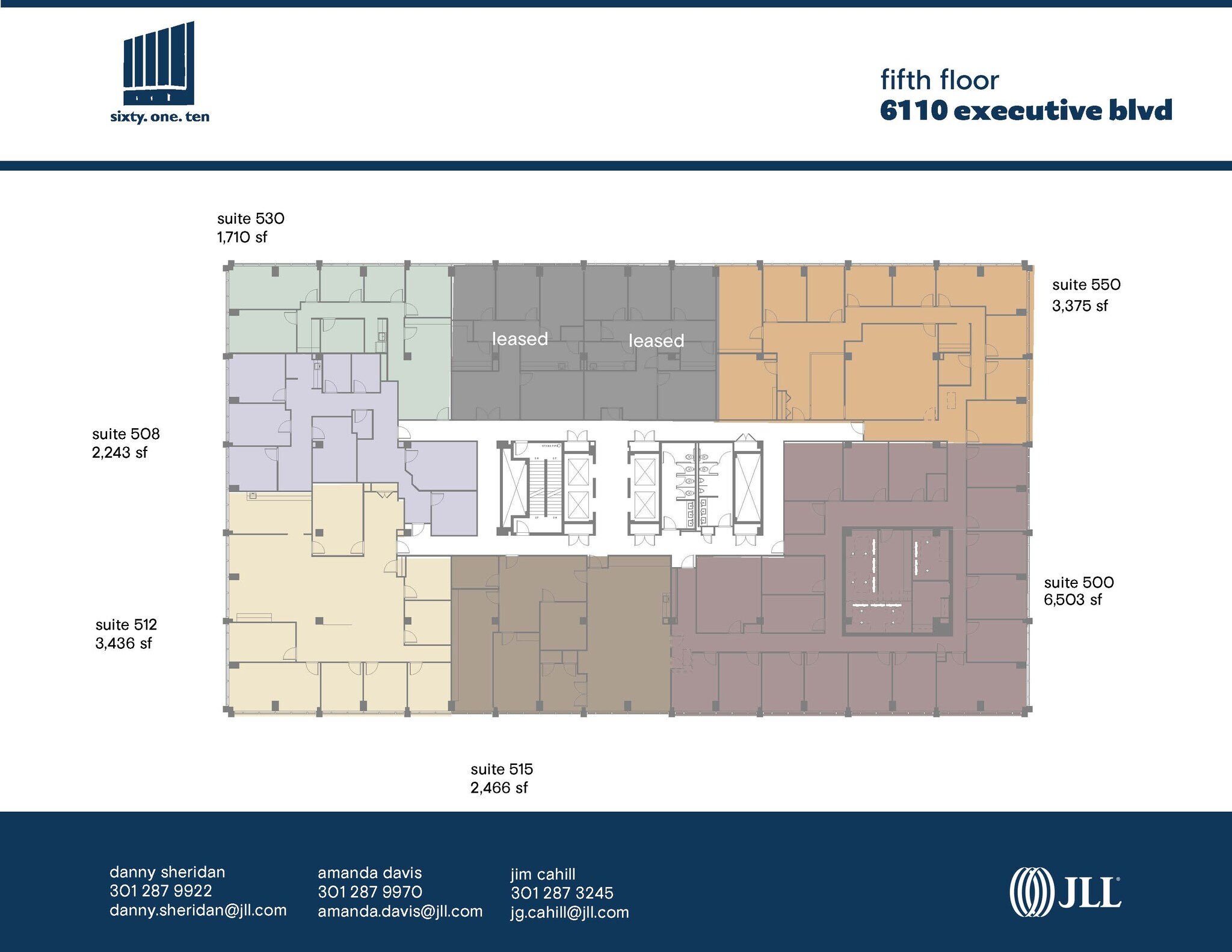 6110 Executive Blvd, Rockville, MD for lease Floor Plan- Image 1 of 1
