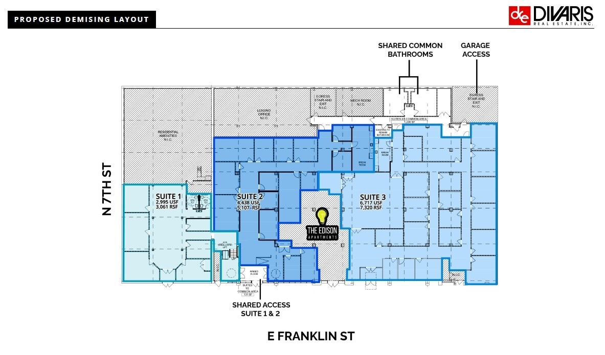 700 E Franklin St, Richmond, VA for lease Floor Plan- Image 1 of 1