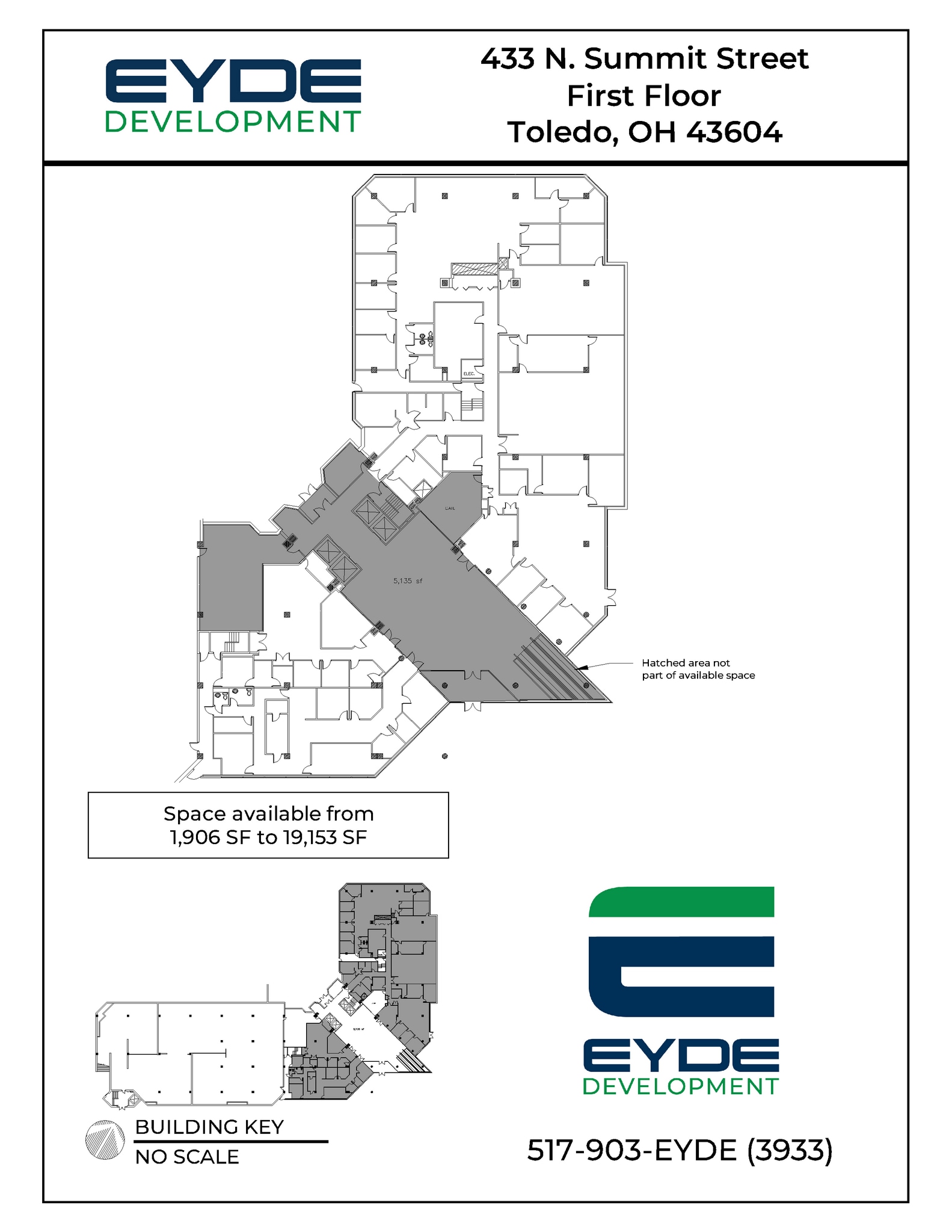 433 N Summit St, Toledo, OH for lease Site Plan- Image 1 of 1