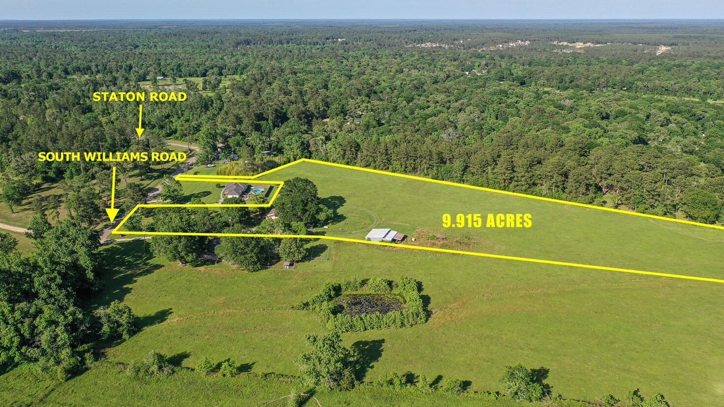 8534 S Williams Rd, Conroe, TX for sale Aerial- Image 1 of 1