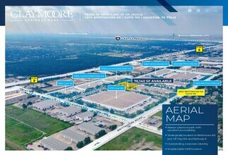 3800 Brittmoore Rd, Houston, TX for lease Aerial- Image 2 of 2